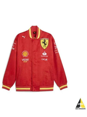 Scuderia Ferrari Varsity Jacket Red 763606 01 - PUMA - BALAAN 1