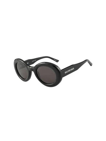 Eyewear Round Acetate Sunglasses Black - BALENCIAGA - BALAAN 1