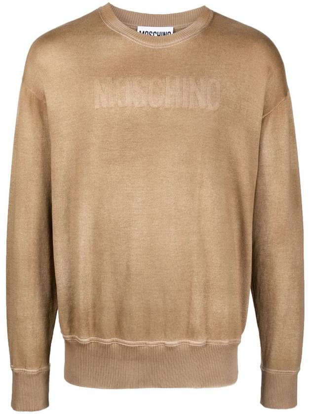 Long Sleeve T-Shirt J0926 7001 3084 Brown - MOSCHINO - BALAAN 2