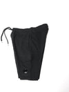 Men's Mid Rise Shorts Black - CP COMPANY - BALAAN.