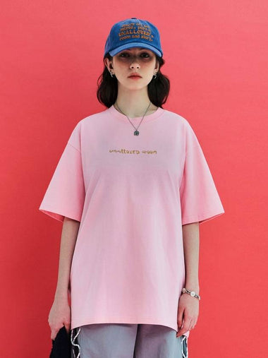 logo leaf tshirt pink - UNALLOYED - BALAAN 1