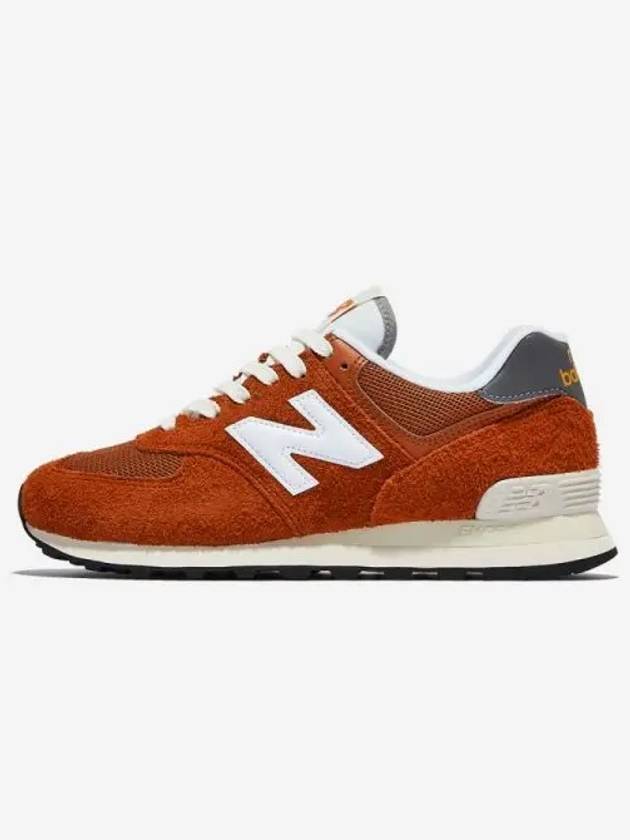 574 Low Top Sneakers Orange Burst - NEW BALANCE - BALAAN 2