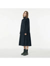 corduroy belted long dress navy - VOYONN - BALAAN 3