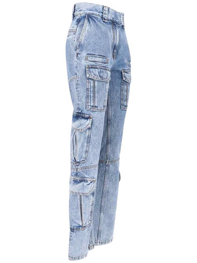 Denim Straight Pants BW51345Y8R 452 LIGHT BLUE - GIVENCHY - BALAAN 4