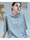 Emotional Angel Pigment Short Sleeve T Shirt Ghost Gray - CPGN STUDIO - BALAAN 4