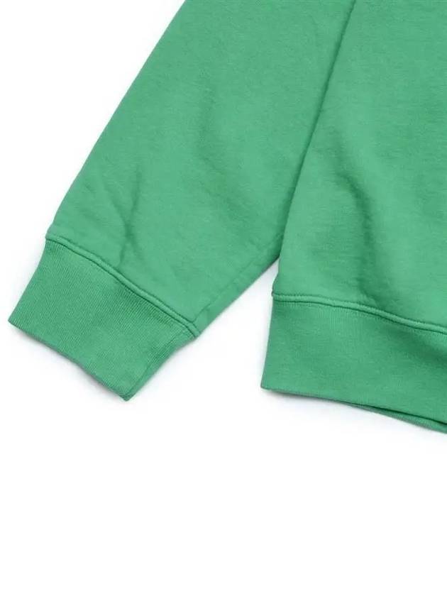 Logo Print Cotton Sweatshirt Green - SPORTY & RICH - BALAAN 5