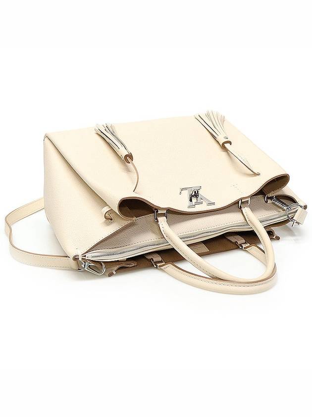 M54265 Cream Beige Calfskin Silver Lakmito Tassel 2WAY - LOUIS VUITTON - BALAAN 4