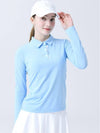 Cool Functional Cool Material Shirt Collar Sky Blue T-Shirt DO3242TS001 - DOYOUKNOWMC GOLF WEAR - BALAAN 3