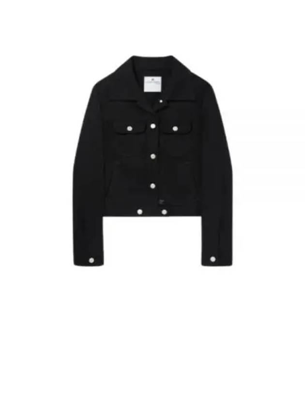 Signature Trucker Denim Jacket Black - COURREGES - BALAAN 2