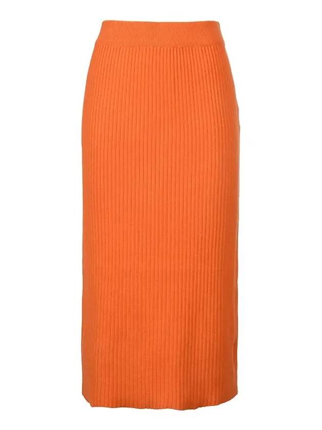 Playable hot color knit long H-line skirt - P_LABEL - BALAAN 3