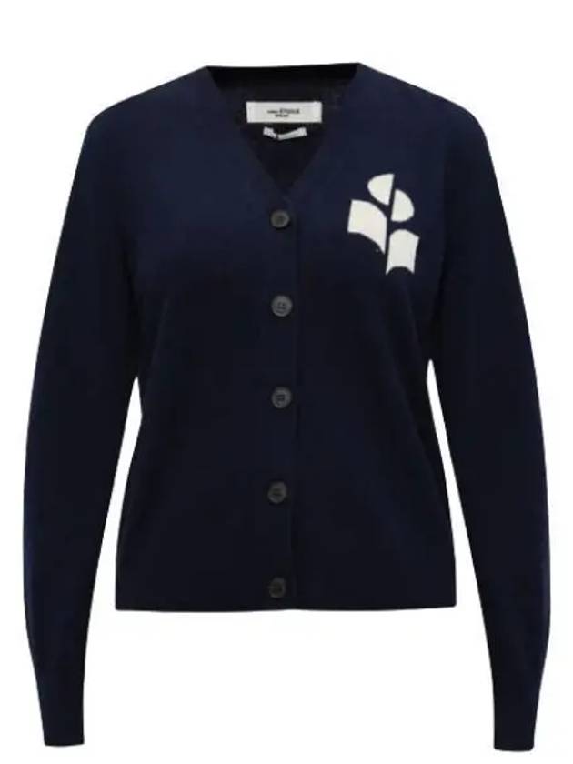 KARIN CA0008FA A1X05E 30MI logo cardigan - ISABEL MARANT - BALAAN 1