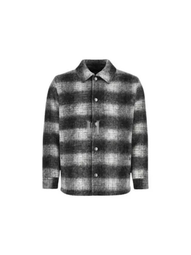 New Alan Check Wool Jacket Black - A.P.C. - BALAAN 2