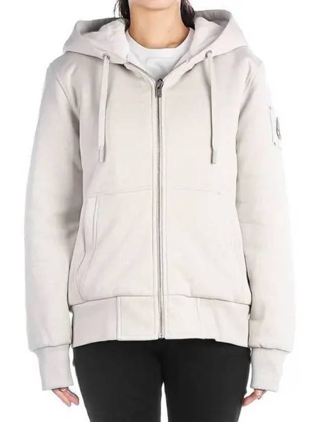 Classic Bunny 2 Zip Up Hoodie White Lining Willow Grey - MOOSE KNUCKLES - BALAAN 2