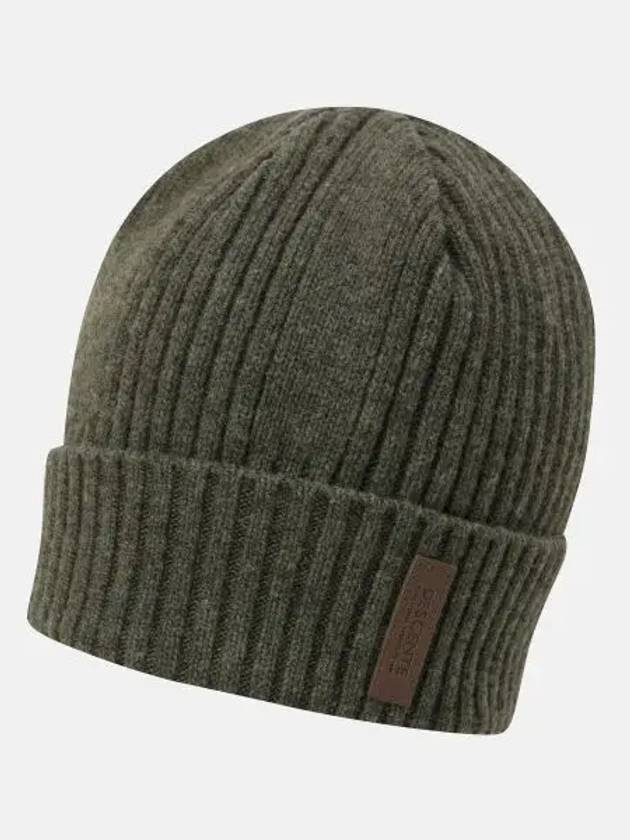 Cashmere Beanie Green SP323UKC93 - DESCENTE - BALAAN 1