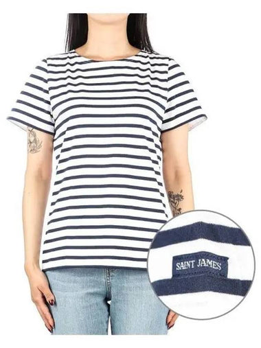 Women s Etril Short Sleeve T Shirt 8414 88 270953 - SAINT JAMES - BALAAN 1