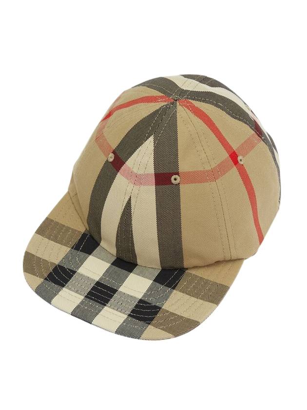 Reversible Vintage Check Cotton Ball Cap Archive Beige - BURBERRY - BALAAN 1