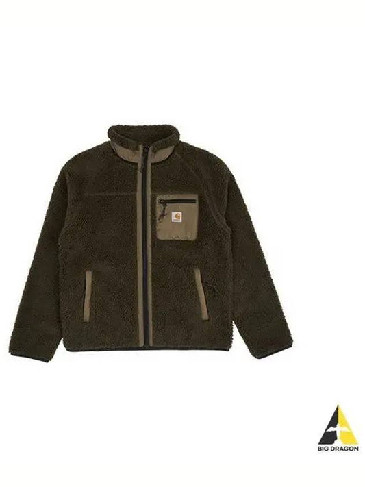 Prentice Liner Fleece Jacket Olive I025120 - CARHARTT - BALAAN 1