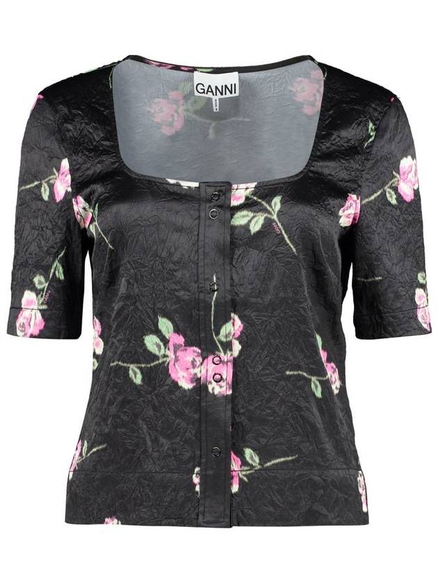 Ganni Print Blouse - GANNI - BALAAN 1