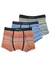 Signature Striped Boxer Briefs 3 Pack Set Mix Colors - PAUL SMITH - BALAAN 3