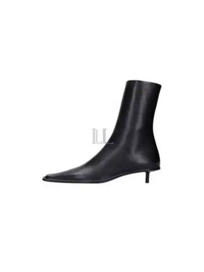 Women's Leather Ankle Boots Black - JIL SANDER - BALAAN 2