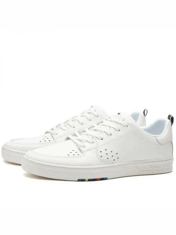 Cosmo Leather Low Top Sneakers White - PAUL SMITH - BALAAN 1