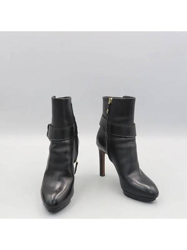 Smith Market Used Luxury Black Boots Women s Shoes - LOUIS VUITTON - BALAAN 1