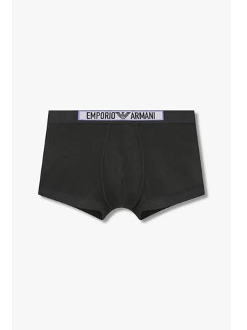 UNDERWEAR Men s Frame Logo Banding Drawn Black - EMPORIO ARMANI - BALAAN 1