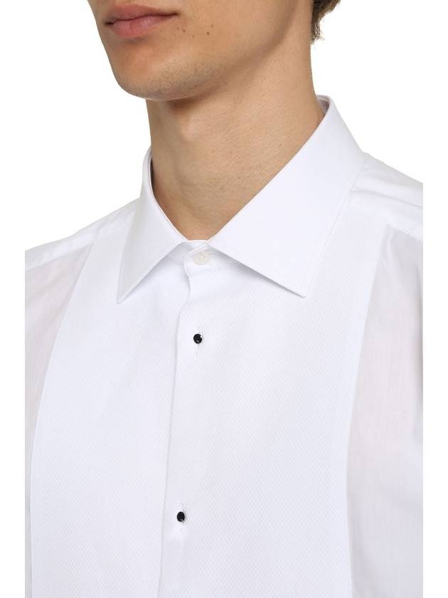 Men's Poplin Cotton Long Sleeve Shirt White - DOLCE&GABBANA - BALAAN 6