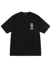 x Our Legacy Work Shop Surf Skull Pigment Dyed TShirt Black 3903784 - STUSSY - BALAAN 2