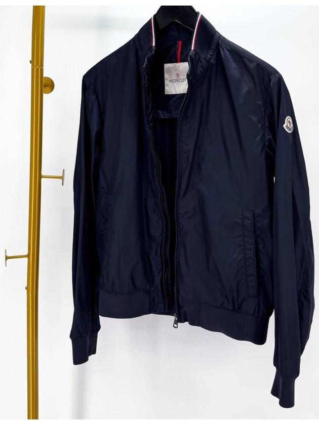 Lepe windbreaker zip up jacket navy size 2 - MONCLER - BALAAN 1