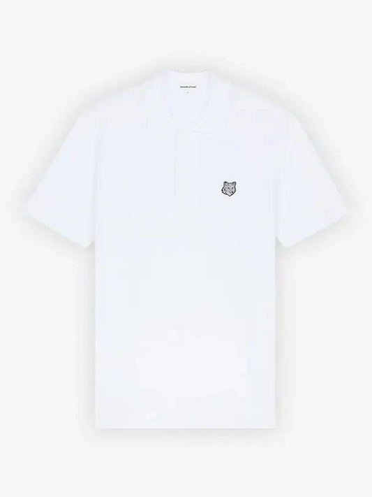 Piquet Polo Shirt White - MAISON KITSUNE - BALAAN 2