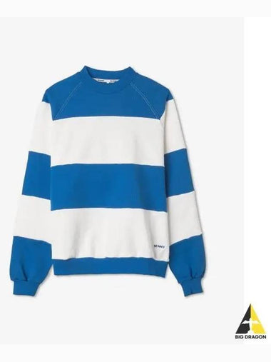 Striped Sweatshirt Dust Blue MRTWXJER035JER0107484 - SUNNEI - BALAAN 1