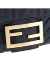 Baguette Medium Nappa Leather Chain Shoulder Bag Black - FENDI - BALAAN 6