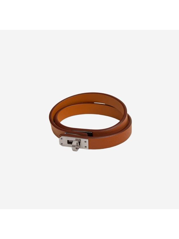 Women's Kelly Double Tour Bracelet Brown - HERMES - BALAAN 2