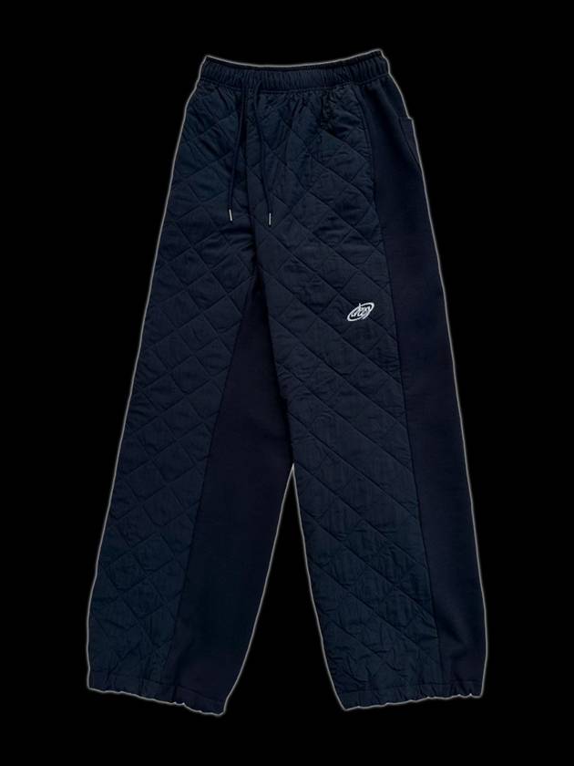 QUILTING 2WAY SWEAT PANTS DARK NAVY - DRUG PRODUCT - BALAAN 1