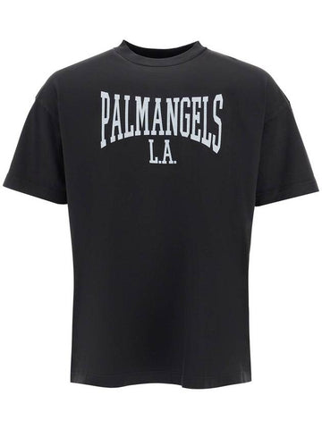 college print t-shirt - PALM ANGELS - BALAAN 1