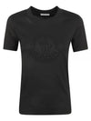 Crystal Logo Short Sleeve T-Shirt Black - MONCLER - BALAAN 1