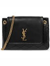 Nolita Lambskin Mini Bag Black - SAINT LAURENT - BALAAN 3