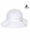 Logo Embroidered Hat 8613LZSPWHITE - BLACK&WHITE - BALAAN 1