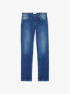 Classic Fit Denim Straight Pants Blue - AMI - BALAAN 2