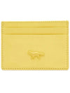 Fox Patch Card Wallet Lime Green - MAISON KITSUNE - BALAAN 2