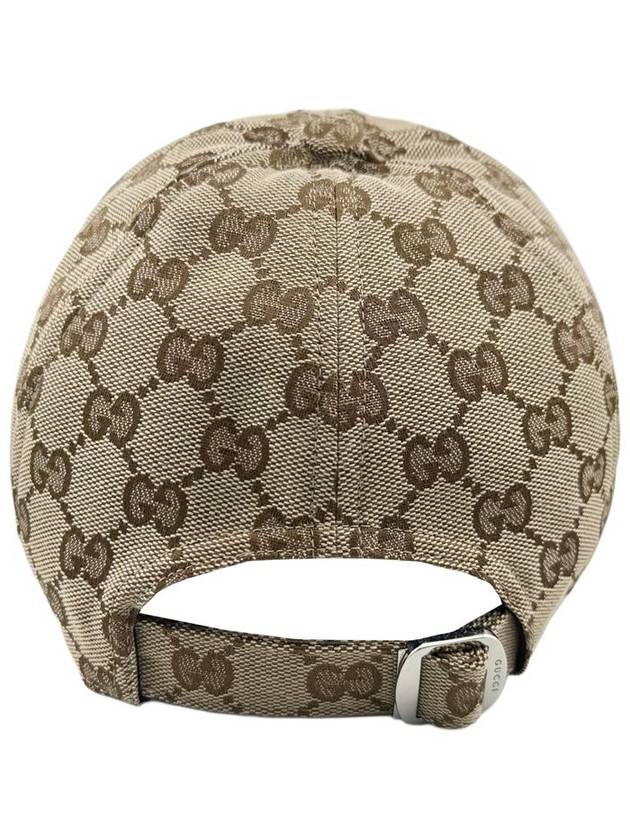 GG Canvas Ball Cap Beige - GUCCI - BALAAN 5