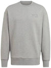 Classic Chest Logo Cotton Sweatshirt Grey - Y-3 - BALAAN 2