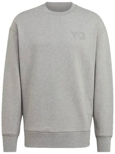 Classic Chest Logo Cotton Sweatshirt Grey - Y-3 - BALAAN 2