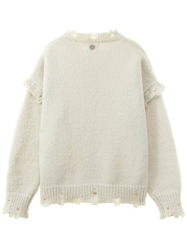 Oversized Cardigan Ivory - ULKIN - BALAAN 5