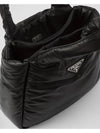 Padded Soft Nappa Tote Bag Black - PRADA - BALAAN 3