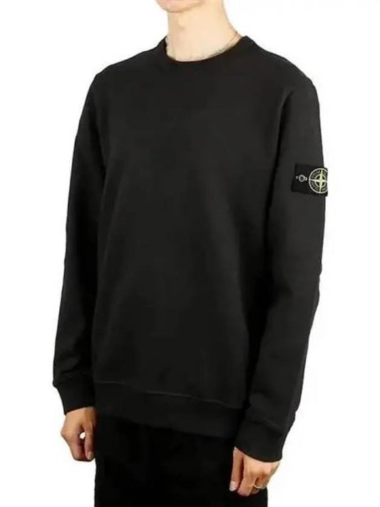 Wappen patch rib detail crew neck sweatshirt 270931 - STONE ISLAND - BALAAN 1