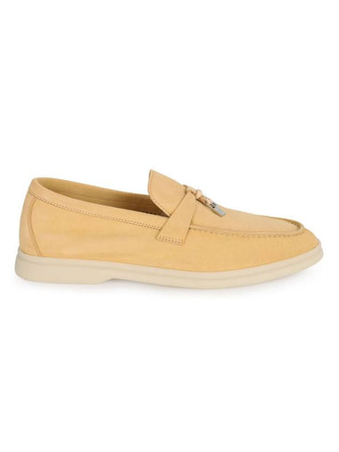 Summer Charms Walk Suede Loafers Morning Sun - LORO PIANA - BALAAN 1