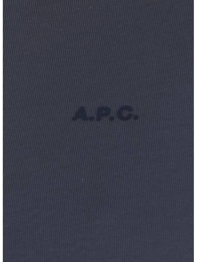 Caroll Logo Print Short Sleeve T-shirt Navy - A.P.C. - BALAAN 6