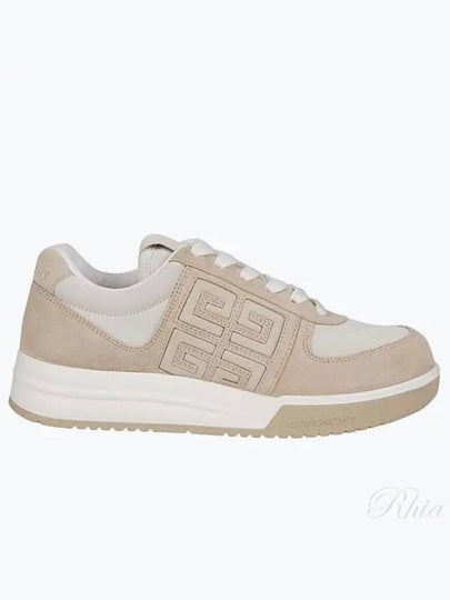 4G Logo Calf Leather Low Top Sneakers Beige - GIVENCHY - BALAAN 2